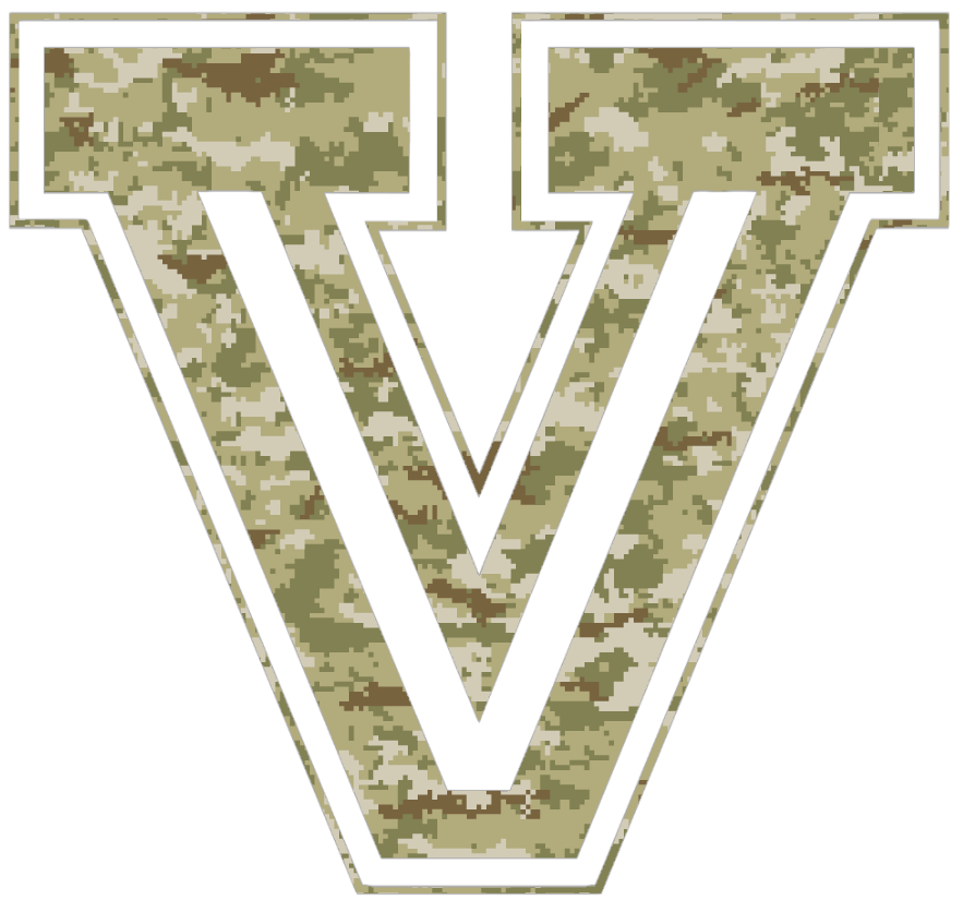 Fresno State Bulldogs San Joaquin Valley V Logo Salute to Service Camouflage Camo Vinyl Decal PICK SIZE