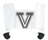Fresno State Bulldogs Mini Football Helmet Visor Shield w/ Clips - PICK VISOR & LOGO COLOR