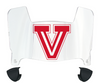Fresno State Bulldogs Mini Football Helmet Visor Shield w/ Clips - PICK VISOR & LOGO COLOR