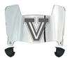 Fresno State Bulldogs Mini Football Helmet Visor Shield w/ Clips - PICK VISOR & LOGO COLOR