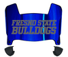 Fresno State Bulldogs Mini Football Helmet Visor Shield w/ Clips - PICK VISOR & LOGO COLOR