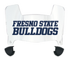 Fresno State Bulldogs Mini Football Helmet Visor Shield w/ Clips - PICK VISOR & LOGO COLOR