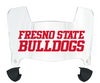 Fresno State Bulldogs Mini Football Helmet Visor Shield w/ Clips - PICK VISOR & LOGO COLOR