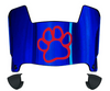 Fresno State Bulldogs Mini Football Helmet Visor Shield w/ Clips - PICK VISOR & LOGO COLOR