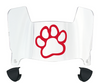 Fresno State Bulldogs Mini Football Helmet Visor Shield w/ Clips - PICK VISOR & LOGO COLOR