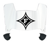 Furman Paladins Mini Football Helmet Visor Shield w/ Clips - PICK VISOR & LOGO COLOR