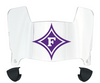 Furman Paladins Mini Football Helmet Visor Shield w/ Clips - PICK VISOR & LOGO COLOR