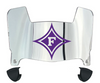 Furman Paladins Mini Football Helmet Visor Shield w/ Clips - PICK VISOR & LOGO COLOR