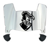 Furman Paladins Mini Football Helmet Visor Shield w/ Clips - PICK VISOR & LOGO COLOR