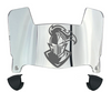 Furman Paladins Mini Football Helmet Visor Shield w/ Clips - PICK VISOR & LOGO COLOR