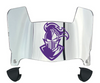 Furman Paladins Mini Football Helmet Visor Shield w/ Clips - PICK VISOR & LOGO COLOR