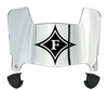 Furman Paladins Mini Football Helmet Visor Shield w/ Clips - PICK VISOR & LOGO COLOR