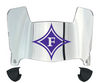 Furman Paladins Mini Football Helmet Visor Shield w/ Clips - PICK VISOR & LOGO COLOR