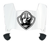 Furman Paladins Mini Football Helmet Visor Shield w/ Clips - PICK VISOR & LOGO COLOR