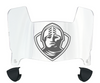 Furman Paladins Mini Football Helmet Visor Shield w/ Clips - PICK VISOR & LOGO COLOR