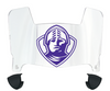 Furman Paladins Mini Football Helmet Visor Shield w/ Clips - PICK VISOR & LOGO COLOR