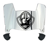 Furman Paladins Mini Football Helmet Visor Shield w/ Clips - PICK VISOR & LOGO COLOR
