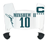 Gardner Minshew Philadelphia Eagles Mini Football Helmet Visor w/ Clips - PICK COLOR
