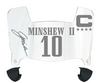 Gardner Minshew Philadelphia Eagles Mini Football Helmet Visor w/ Clips - PICK COLOR