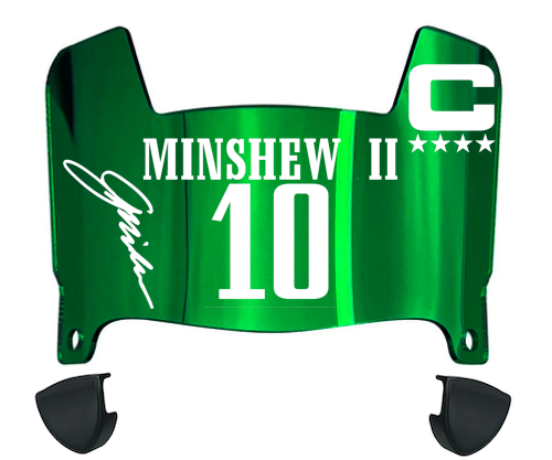 Gardner Minshew Philadelphia Eagles Mini Football Helmet Visor w/ Clips - PICK COLOR