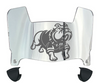 Gardner Webb Bulldogs Mini Football Helmet Visor Shield w/ Clips - PICK VISOR & LOGO COLOR