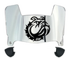 Gardner Webb Bulldogs Mini Football Helmet Visor Shield w/ Clips - PICK VISOR & LOGO COLOR