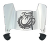 Gardner Webb Bulldogs Mini Football Helmet Visor Shield w/ Clips - PICK VISOR & LOGO COLOR