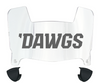 Gardner Webb Bulldogs Mini Football Helmet Visor Shield w/ Clips - PICK VISOR & LOGO COLOR