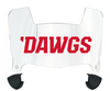Gardner Webb Bulldogs Mini Football Helmet Visor Shield w/ Clips - PICK VISOR & LOGO COLOR