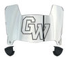 Gardner Webb Bulldogs Mini Football Helmet Visor Shield w/ Clips - PICK VISOR & LOGO COLOR