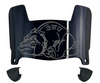 Gardner Webb Bulldogs Mini Football Helmet Visor Shield w/ Clips - PICK VISOR & LOGO COLOR