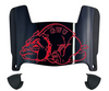 Gardner Webb Bulldogs Mini Football Helmet Visor Shield w/ Clips - PICK VISOR & LOGO COLOR