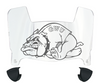 Gardner Webb Bulldogs Mini Football Helmet Visor Shield w/ Clips - PICK VISOR & LOGO COLOR