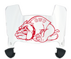 Gardner Webb Bulldogs Mini Football Helmet Visor Shield w/ Clips - PICK VISOR & LOGO COLOR