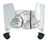 Gardner Webb Bulldogs Mini Football Helmet Visor Shield w/ Clips - PICK VISOR & LOGO COLOR