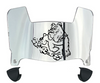Gardner Webb Bulldogs Mini Football Helmet Visor Shield w/ Clips - PICK VISOR & LOGO COLOR