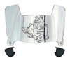Gardner Webb Bulldogs Mini Football Helmet Visor Shield w/ Clips - PICK VISOR & LOGO COLOR