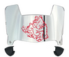 Gardner Webb Bulldogs Mini Football Helmet Visor Shield w/ Clips - PICK VISOR & LOGO COLOR