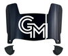George Mason Patriots Mini Football Helmet Visor Shield w/ Clips - PICK VISOR & LOGO COLOR