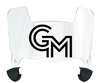George Mason Patriots Mini Football Helmet Visor Shield w/ Clips - PICK VISOR & LOGO COLOR