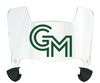 George Mason Patriots Mini Football Helmet Visor Shield w/ Clips - PICK VISOR & LOGO COLOR