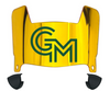 George Mason Patriots Mini Football Helmet Visor Shield w/ Clips - PICK VISOR & LOGO COLOR