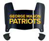 George Mason Patriots Mini Football Helmet Visor Shield w/ Clips - PICK VISOR & LOGO COLOR