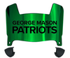 George Mason Patriots Mini Football Helmet Visor Shield w/ Clips - PICK VISOR & LOGO COLOR