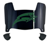 George Mason Patriots Mini Football Helmet Visor Shield w/ Clips - PICK VISOR & LOGO COLOR