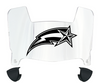 George Mason Patriots Mini Football Helmet Visor Shield w/ Clips - PICK VISOR & LOGO COLOR
