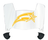 George Mason Patriots Mini Football Helmet Visor Shield w/ Clips - PICK VISOR & LOGO COLOR