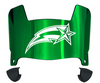 George Mason Patriots Mini Football Helmet Visor Shield w/ Clips - PICK VISOR & LOGO COLOR