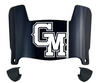 George Mason Patriots Mini Football Helmet Visor Shield w/ Clips - PICK VISOR & LOGO COLOR