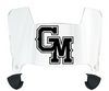 George Mason Patriots Mini Football Helmet Visor Shield w/ Clips - PICK VISOR & LOGO COLOR
